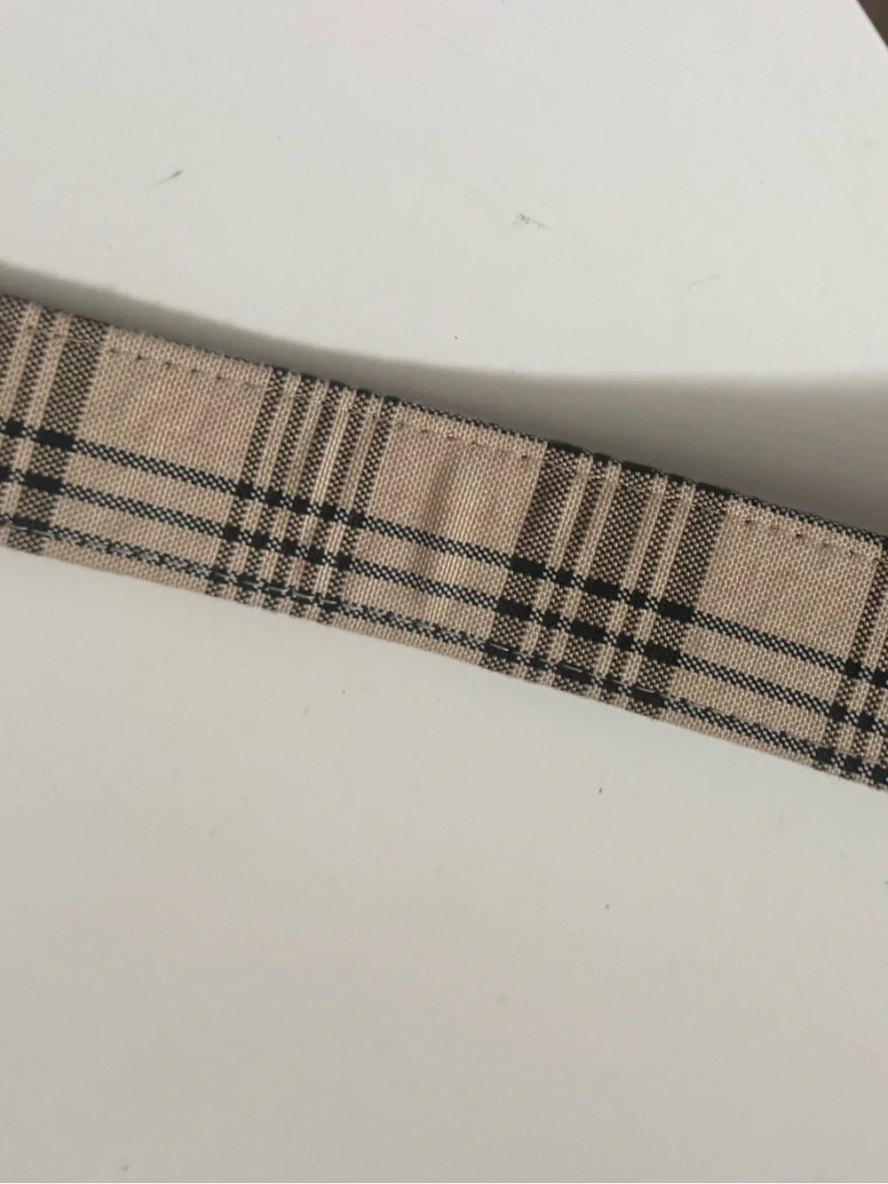 Equine Couture Original  5/A Baker Ladies Classic Plaid Belt Size Large 44”